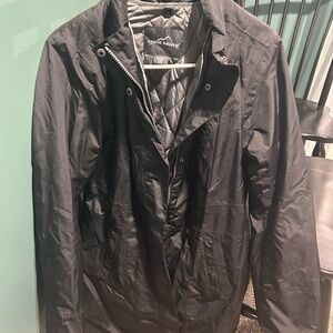 Eddie Bauer Quilted Gray Jacket